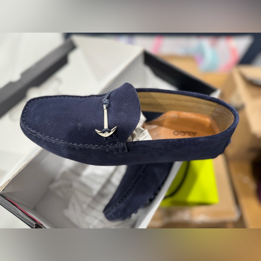 Aldo men’s navy blue loafer US Size 8